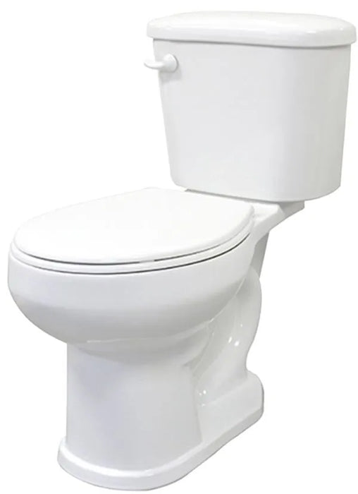 MAYFAIR ELONGATED PLASTIC SLOW-CLOSE TOILET SEAT - WHITE