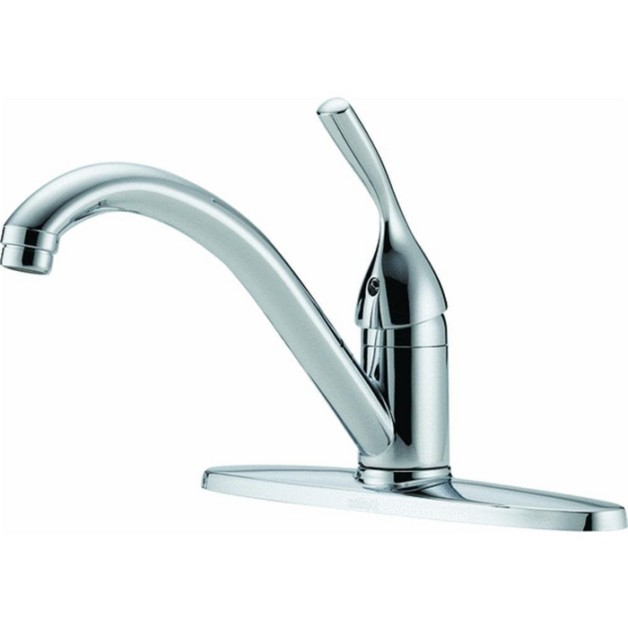 DELTA 100-DST SINGLE LEVER KITCHEN FAUCET - CHROME