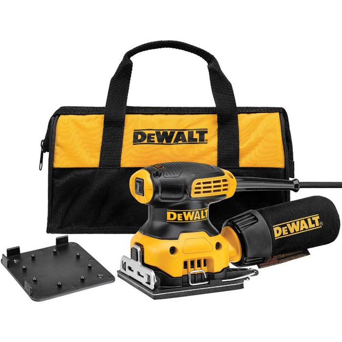 DEWALT 2.3AMP PALM SANDER W/CASE