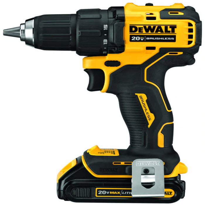 DEWALT 20V MAX BRUSHLESS 1/2" COMPACT DRILL / DRIVER KIT