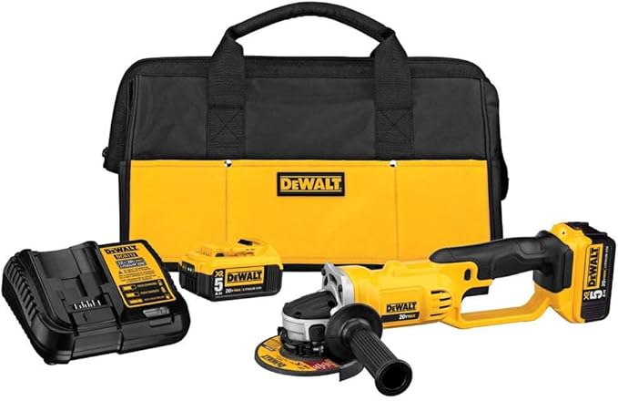 DEWALT 4-1/4" Angle Grinder Kit, Battery Included, 20 V