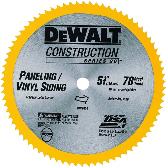 DEWALT 5-3/8 SAW BLADE