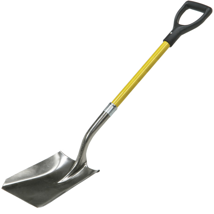 D HANDLE FIBERGLASS SQUARE POINT SHOVEL
