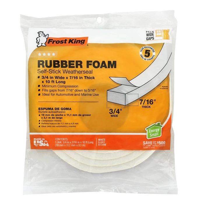 Frost King POLY FOAM WEATHERSTRIP