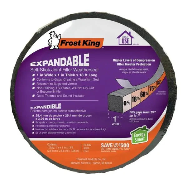Frost King Expandable Self-Stick Foam Weatherseal