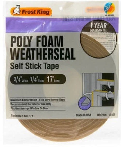Frost King POLY FOAM WEATHERSTRIP