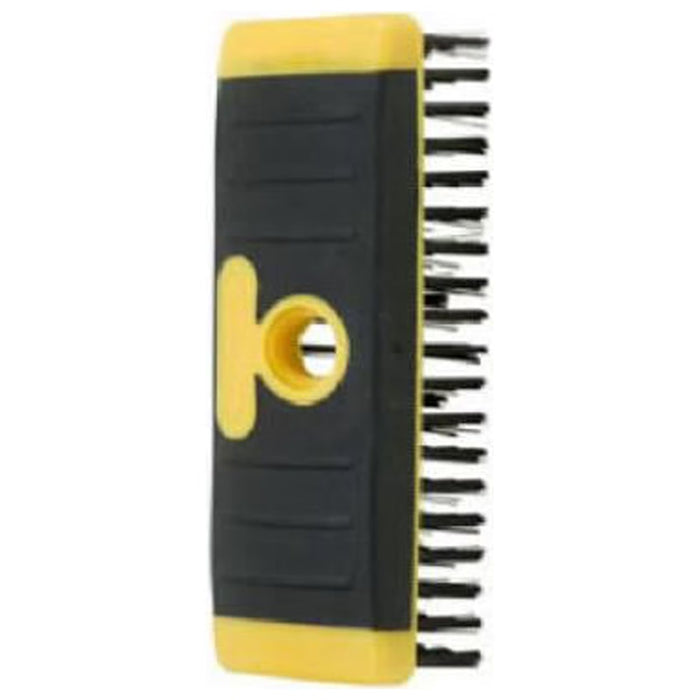 HYDE RUBBER GRIP WIRE SCRUB BRUSH