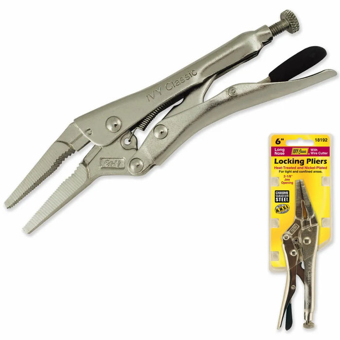 6" LONG NOSE LOCKING PLIERS