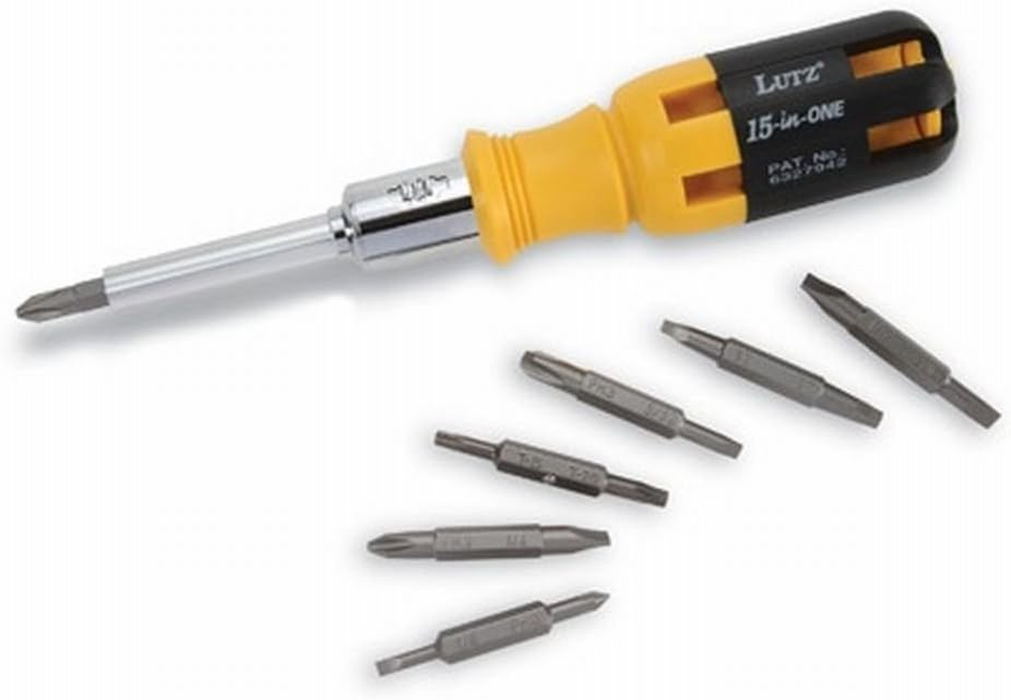 LUTZ 15-in-1 RATCHETING SCREWDRIVER (21002)