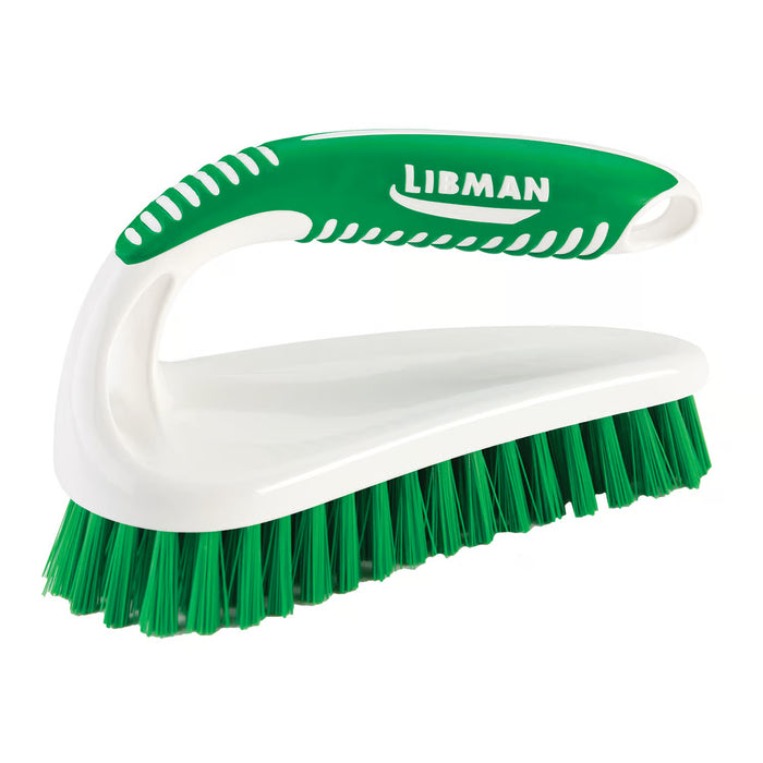 Libman 7" Hard Bristle Scrub Brush w/ Rubber Handle