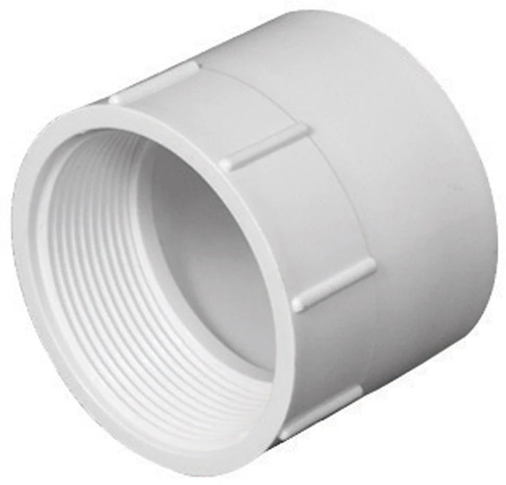 Charlotte Pipe 4" Hub X 4" MPT PVC Pipe Adapter 46347