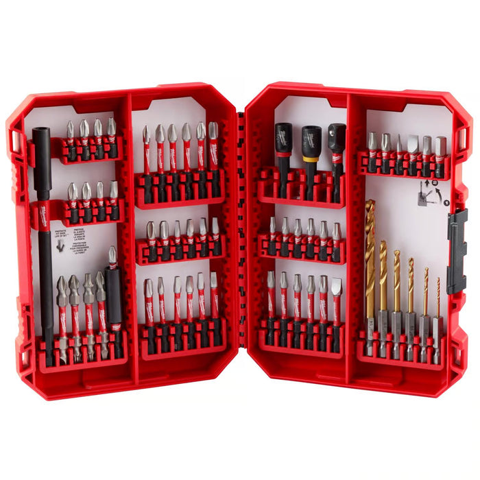 Milwaukee Shockwave Hex 10.3 in. L Drill and Driver Bit Set - 60 Pcs