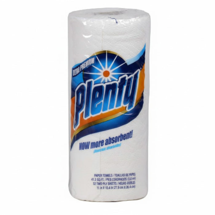 Plenty Paper Towel Roll - 15pk 2 Ply 11 x 10.4 52-Sheet/Roll