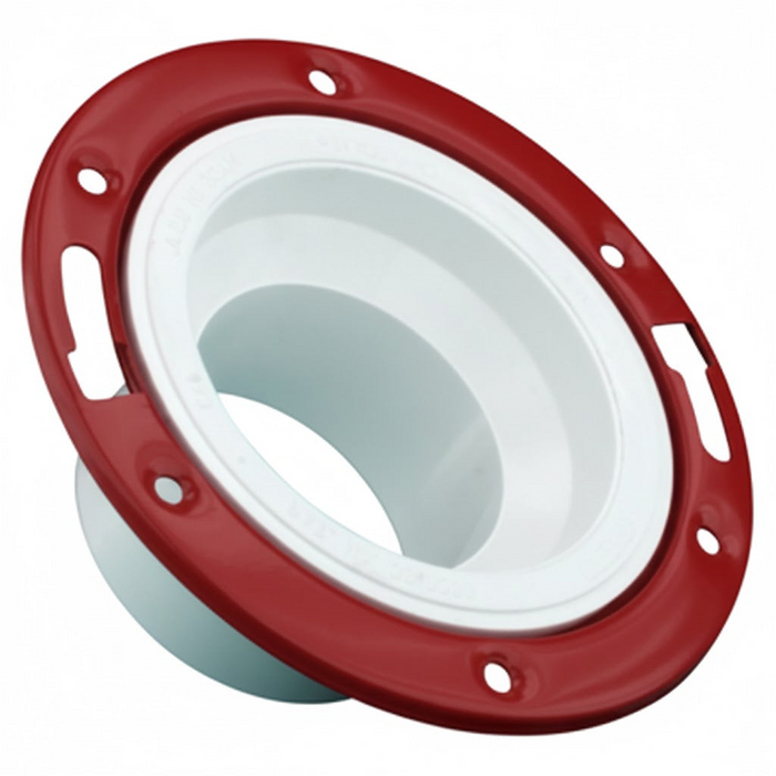 PVC Floor Flange w/ Metal