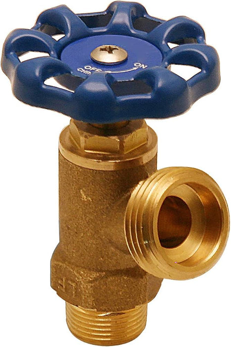 Quarter-Turn Boiler Drain, Ceramic Cartridge, Wheel Handle