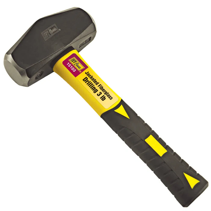 SLEDGE HAMMER w/ 10" FIBERGLASS HANDLE
