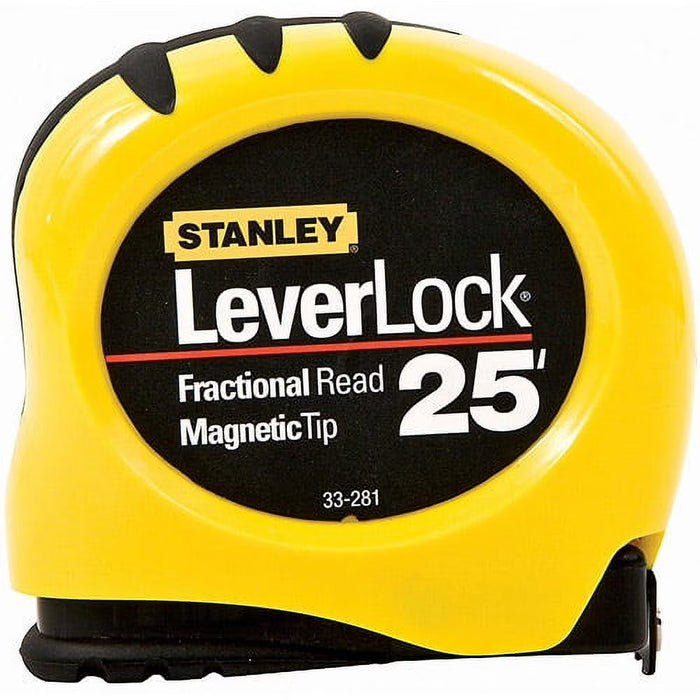 STANLEY 25' X 1" LEVERLOCK TAPE MEASURE