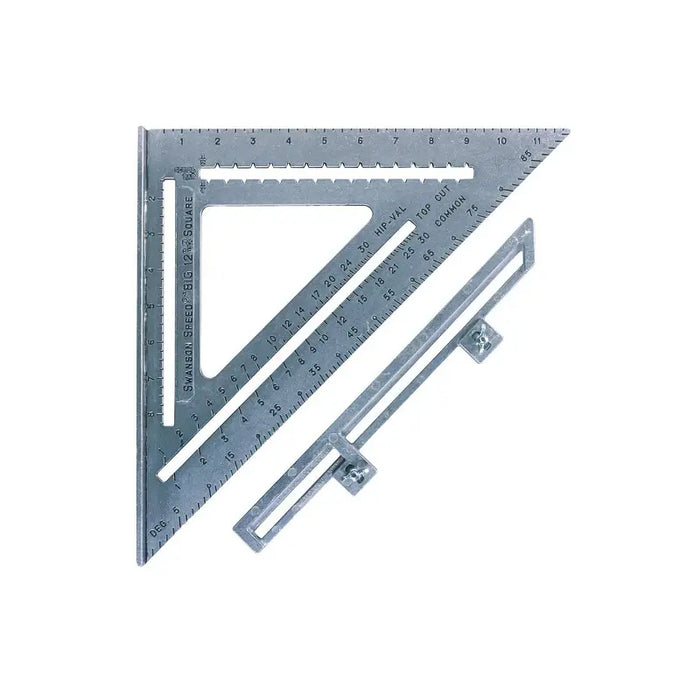 SWANSON 12" X 1" SILVER ALUMINUM SPEED SQUARE