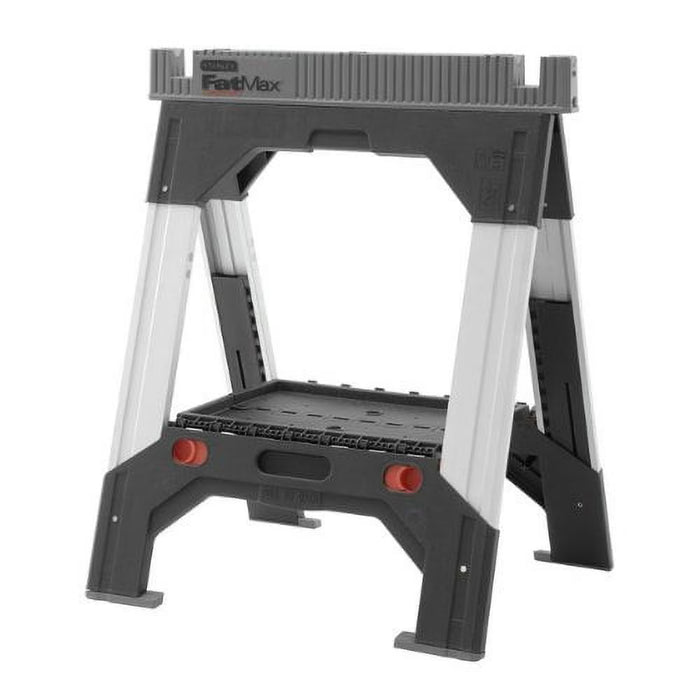 Stanley FatMax 39 in. H X 27-3/16 in. W X 2-1/8 in. D Adj. Folding Sawhorse 1 pc