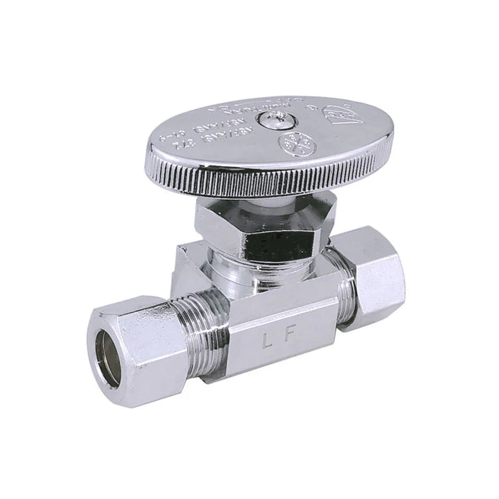 3/8 FIP X 3/8 COMP. STRAIGHT SPEEDY SUPPLY VALVE - MULTI TURN