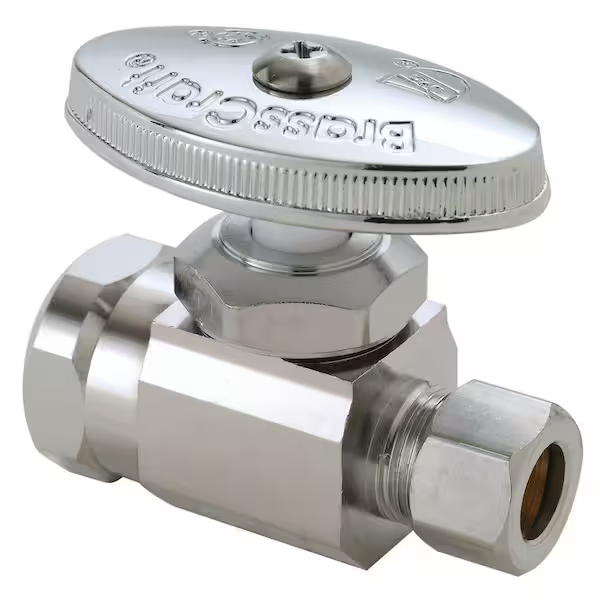 1/2 FIP X 3/8 COMP. STRAIGHT SPEEDY SUPPLY VALVE - MULTI TURN