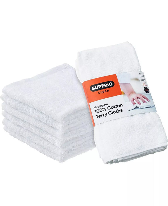 Terry Towels - 6pk