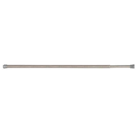 Shower Rod With Spring Tension 36-63Inch - Brushed Nickel