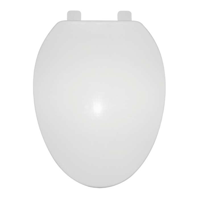 Toilet Seat Elongated Plastic - White