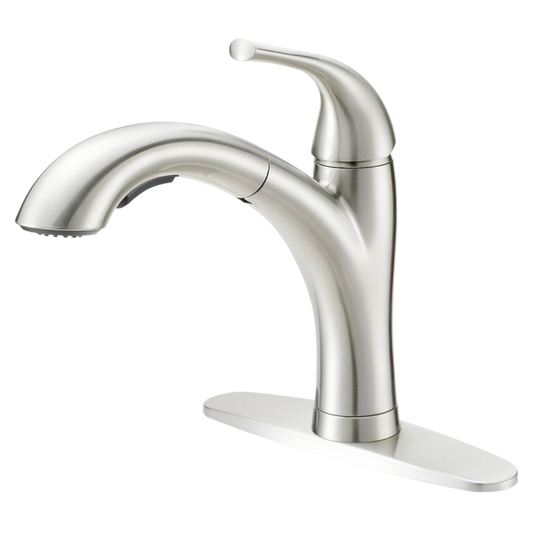 Kitchen Faucet Pull Out 1 Handle - Stainless Steel