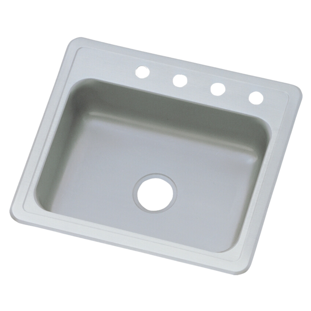 Kitchen Sink Stainless Steel Single 6 Inch — Statewide Supply
