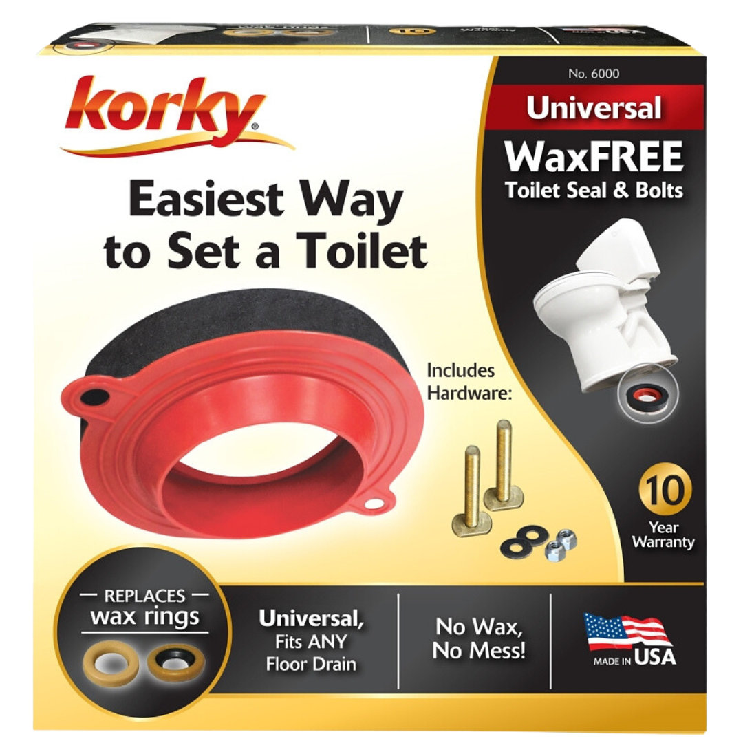 Toilet Seal - Wax Free Rubber - Korky