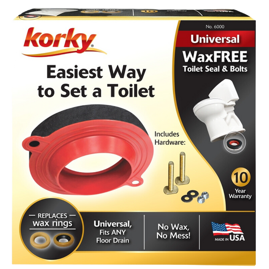 Toilet Seal - Wax Free Rubber - Korky
