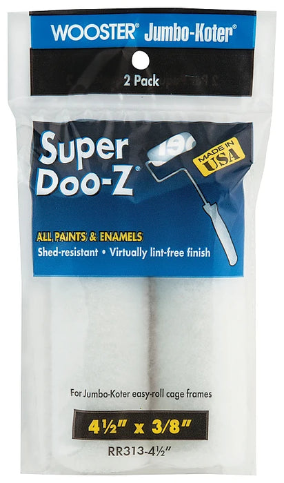 WOOSTER 4 X 3/8 JUMBO PAINT ROLLER COVER - 2PK