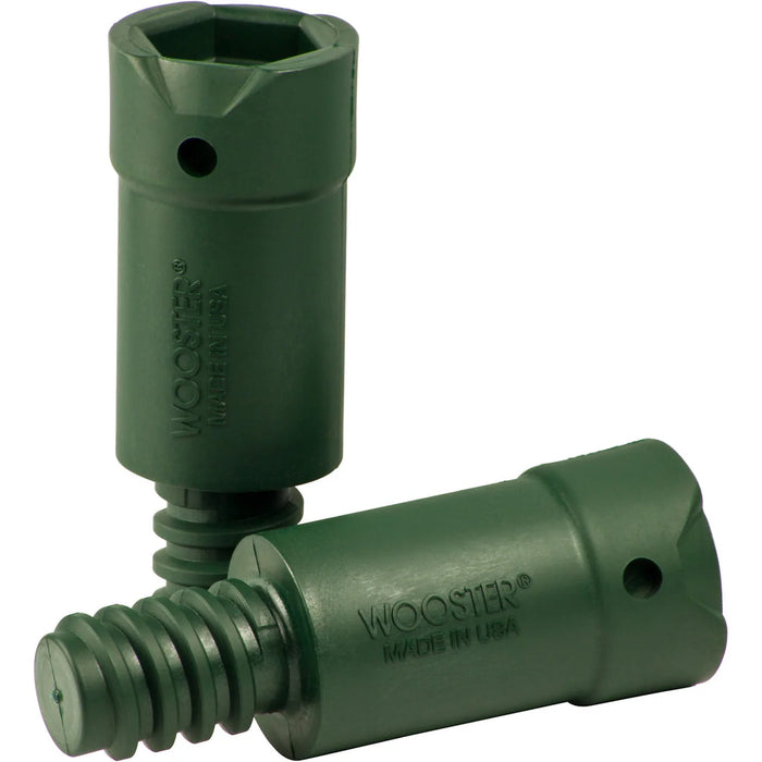 WOOSTER QUIK-CLIK CONVERSION TIPS for SHERLOCK GT TELECSOPING POLES - 2 PK