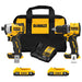 DeWalt 20V Brushless Drill / Impact Driver Combo Kit (2 Batteries, Charger and Bag Incl)