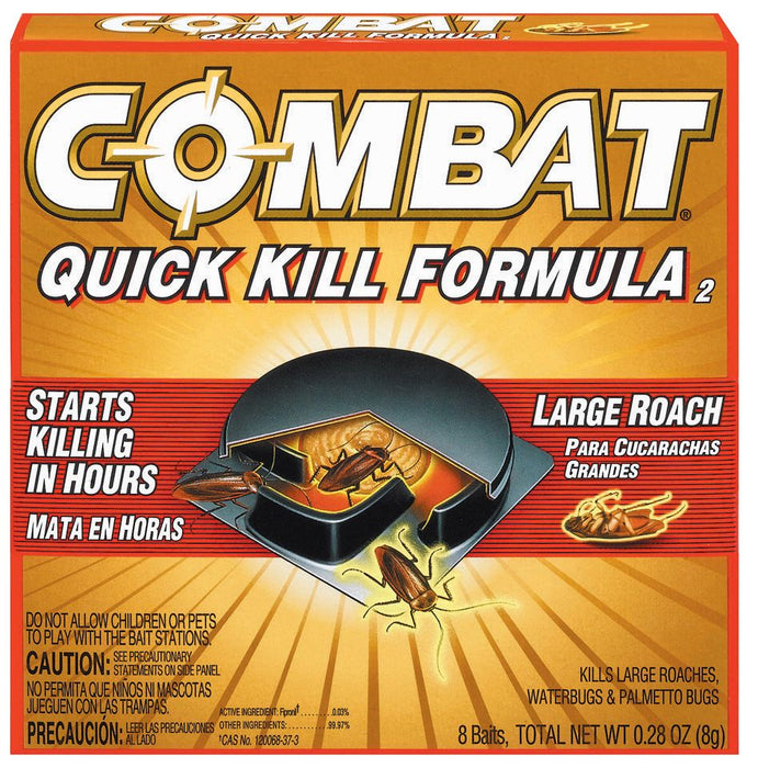 Combat Quick Kill Bait Station - 8 Pk