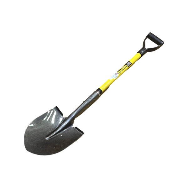 D-Handle Fiberglass Round Point Shovel