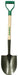 D-Handle Wood Round Point Shovel