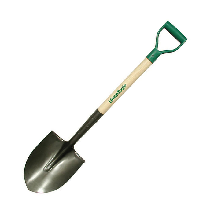 D-Handle Wood Round Point Shovel