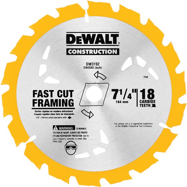 DEWALT CARBIDE BLADE
