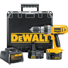 DeWalt 14.4V Cordless Drill Kit w/ 2 Batteries, Charger, Case