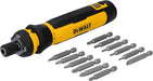 DeWalt 4V Max Cordless Powered Screwdriver with Bit Set Kit