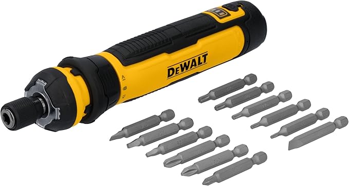 DeWalt 4V Max Cordless Powered Screwdriver with Bit Set Kit
