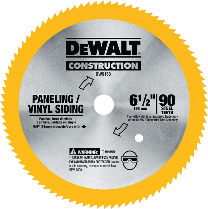 DeWalt 6-1/2" 90T Plywood Blade