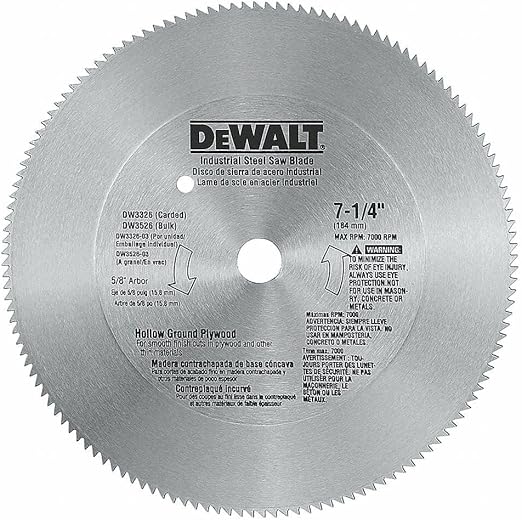 DeWalt 7-1/4" 20T Comb. Circular Saw Blade