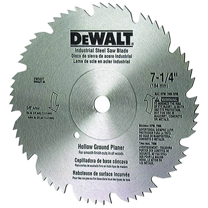 DeWalt 7-1/4" 60T Planer Blade