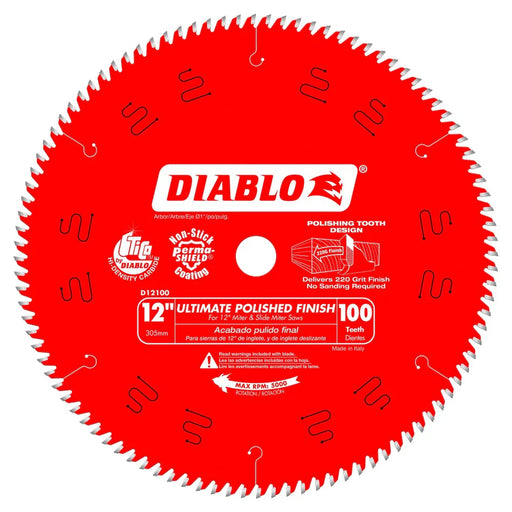 Diablo 12" Circular Saw Blade - 100 Teeth