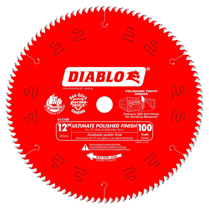 Diablo 12" Circular Saw Blade - 100 Teeth