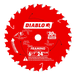 Diablo 6-1/2" Hi-Density Carbide Saw Blade - 24 Teeth