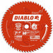 Diablo 7-1/4" 60T Carbide Tip Titanium Finishing Saw Blade